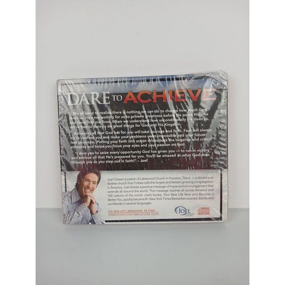 Joel Osteen Dare to Achieve Audio CD NEW SEALED Religious Personal Development - Picture 3 of 9